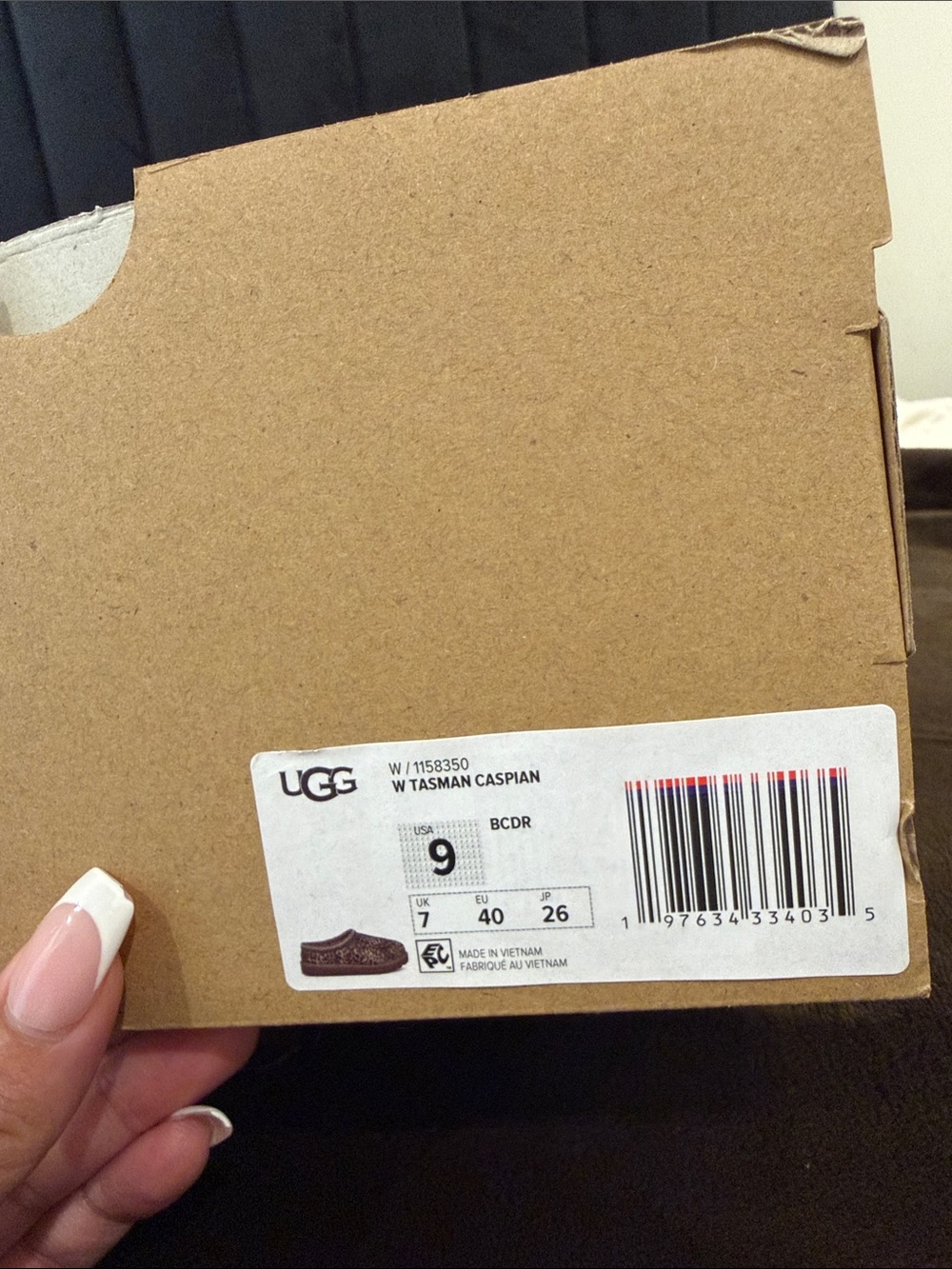 UGG Leopard Print Tasman - Picture 2 of 3